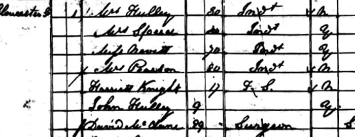 1841 census entry